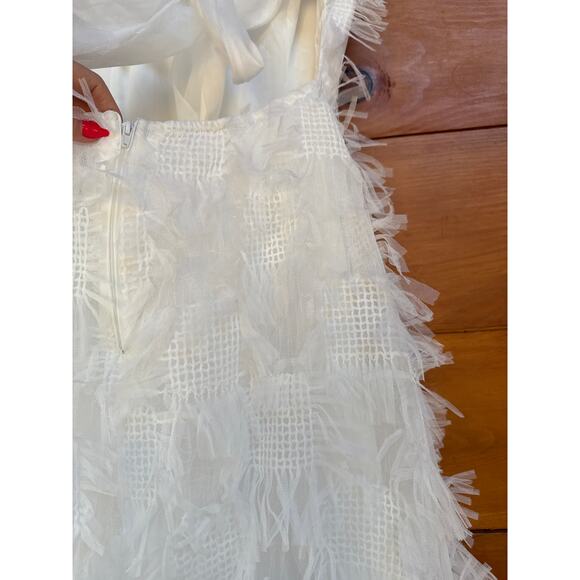 Lulus Uniquely Delightful Patchwork Backless Midi Dress - Picture 6 of 8